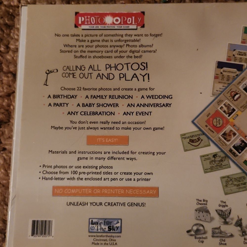 Photo Opoly Board Game NIP - Picture 3 of 4